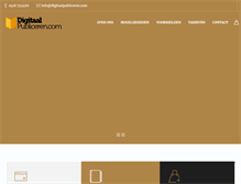 Tablet Screenshot of digitaalpubliceren.com